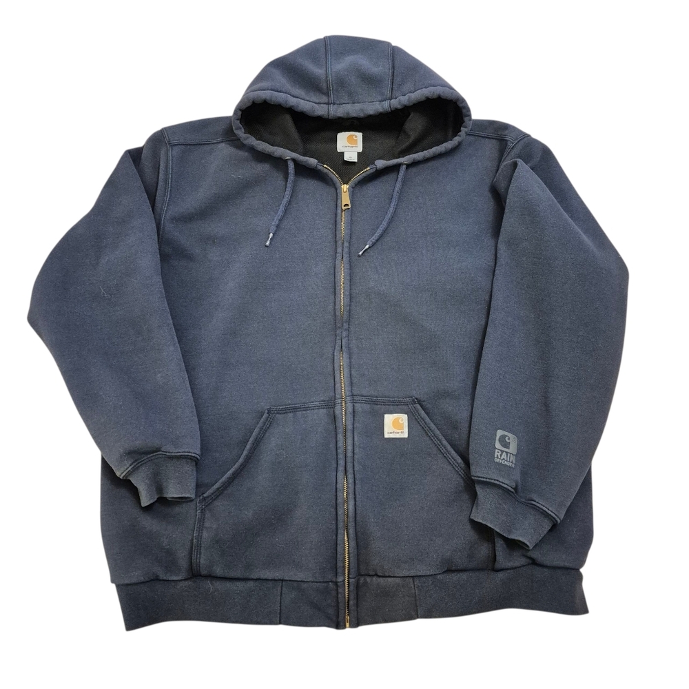 Carhartt Men's Rain Defender Loose Fit Midweight Thermal Lined Full-Zip Hoodie